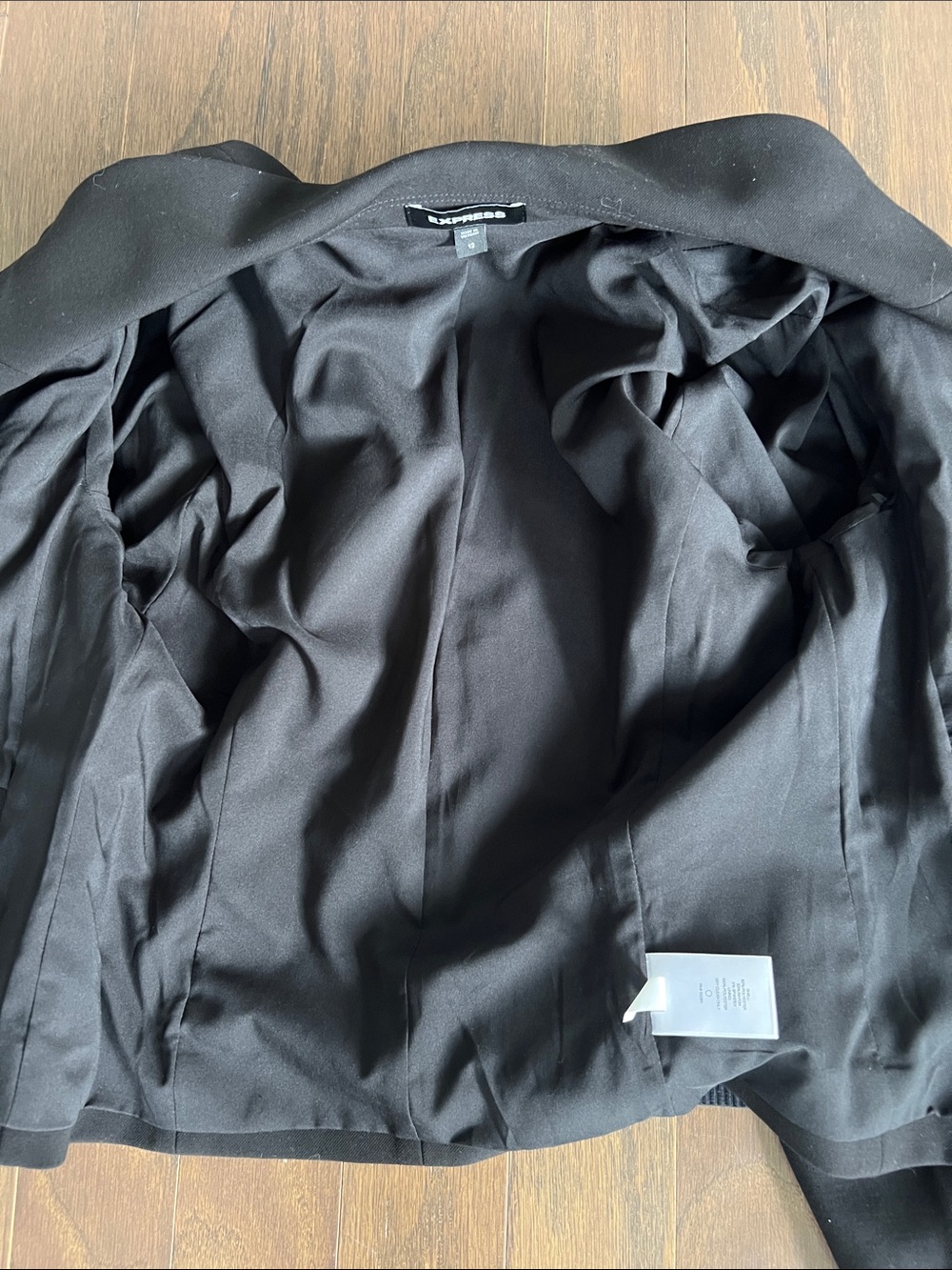 Express Cropped Corset Waist Blazer - Picture 10 of 11